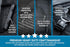 58"x56" Hammock Bulldogology Dog Car Seat Cover for Back Seat Waterproof Pet Seat Cover SUV - Seat Cover for Dogs