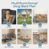 53" 24") Backseat Dog Bed Mat for Car, Dog Car Seat Cover for Back Seat, Pet Car Blanket Soft and Comfortable, Upgraded