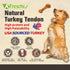 Afreschi Turkey Tendon for Dogs: All Natural Human Grade Puppy Chew, 2 Units/Pack (Medium)