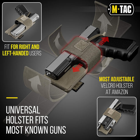 M-Tac Universal Gun Holster for Concealed Carry - Pistol Storage Holster for Men and Women