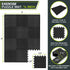 '-inch, 12 12 ProsourceFit Exercise Puzzle Mat Checkered EVA Foam Floor Tiles w/ Non-Slip Texture, Gym Mats w/