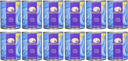 Wellness Chicken & Herring Cat Can, 12.5 oz