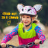 Leopard Helmet Accessories with Sticky Hook & Loop Fastener, Helmet CAT Ears/Covers for Kids and Adults