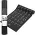 NewMe Fitness Yoga Mat, Large, 5mm Thick, 68 Inch Long, Non Slip with 70 Printed Yoga Poses for Home and Gym