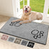 Bcoimo Super Absorbent Dog Door Mat, 48"*30" Anti Slip Mat for Muddy