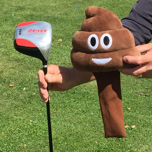 Poopy Golf Head Cover by Golf Giddy