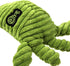 goDog PlayClean Germs Squeaky Plush Dog Toy, Green, Small with Chew Guard Technology