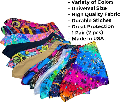 Ice Fire 1 Pair Skate Boot Covers, Durable Protector for Ice/Figure/Roller Skate, Universal Size, Skating Accessory