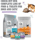 I and love and you Meow & Zen Hearties Cat Treats - Chicken, Grain Free, Omega 3 & 6, 4oz Bag