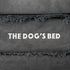 Replacement Outer Cover ONLY for The Dog's Bed, Washable Plush Fabric, Medium 34” x 22” x 4” (Grey Fur)