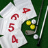 KINGTOP Numbered Golf Flag - 8x6 Inch Upgraded Dual-Layer 420D Nylon, Mini Practice Putting Green Flags