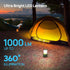 1000LM, 4 IPX4 2-Pack Consciot LED Battery Powered Camping Lantern, Light Modes, Waterproof Portable Tent Flashlight