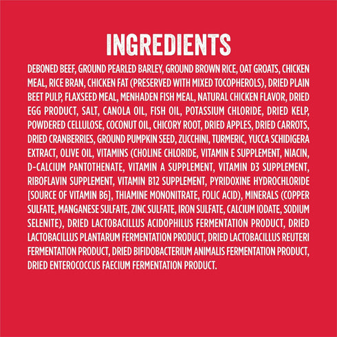 15 Evolve Classics Deboned Beef, Barley and Bison Recipe Dog Food, Pound