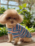 Dog Shirts Cotton Striped T-Shirt, Summer Pet Clothes for Small Dogs, 2-Pack Soft Puppy Apparel Cat Tee