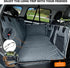 ANOSOSPECIAL Hammock Back Seat Extender for Dog,Waterproof Hard Bottom Dog Car Seat Cover for Back Seat