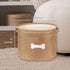 Park Life Designs Dog Toy Basket, Stylish Storage Solution for Pets Including Cats, Puppies, Kittens | Capri, Tan,