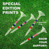 Premium Golf Tees, 3 1/4'' Unbreakable Transparent Plastic, 50 Count, Reduces Friction & Side Spin
