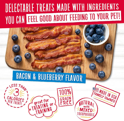 Charlee Bear 8 oz Grain-Free Bear Crunch Bacon & Blueberry Flavor