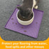Ptlom Anti-Slip Dog Food Mat for Water and Food, Waterproof Silicone Puppy Tray for Small Medium Large Dogs Cats