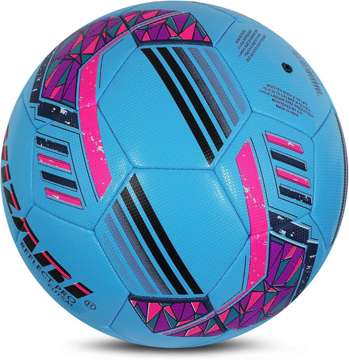 Vizari Reflect Pro Premium Indoor Soccer Ball - Size 4 Futsal Ball, Hand-Stitched, Shiny TPU Cover