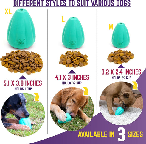 Chew King Premium Treat Dog Toy, L, Extremely Durable Natural Rubber Toy (Pack of 2) for All Breed Sizes
