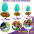 Chew King Premium Treat Dog Toy, L, Extremely Durable Natural Rubber Toy (Pack of 2) for All Breed Sizes