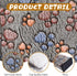 4 Pack Ultra Soft Dog Cat Bed Mat with Cute Prints, Cozy Washable Thickened Pet Bed Mat for Small Animals