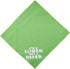 Mirage Pet Products I'm a Lover Not a Biter Screen Print Bandana for Pets, Small, Lime Green