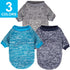 3 Pack Dog Sweater - Warm Soft Pet Clothes for Small Dogs, Medium Large Cats, Winter Christmas (Grey+Navy+Blue, X-Small)