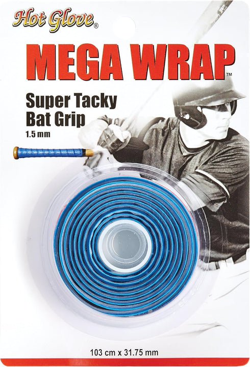 Hot Glove Tacky Mega Wrap Bat Grip, 1.5mm