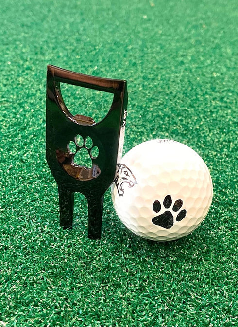 Players Golf Divot Tool, 6 in 1 Multi Purpose Tool with Ball Marker, Alignment Golf Ball Markers, Bottle Opener