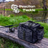 Reaction Tackle Fishing Tackle Bag - Water Resistant Camo Bag with Padded Shoulder Strap, Suitable for 3600 Boxes