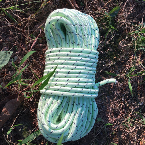 LILUO Glow in The Dark Luminous Reflective Guyline, 5mm 65.6ft/20m Highly Reflective Tent Rope with Adjusters