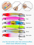 Saltwater Fishing Jigs, 6pcs Vertical Flat Jigging Lure for Tuna, Amberjack, Kingfish, and Snapper Fishing