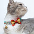 Blueberry Pet Adjustable Breakaway Cat Collar with Bow Tie & Bell, The Power of Lavish Holiday Perfect Snowman, Pack of