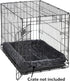 New World Dog Bed – Gray Faux Fur Bolster, Ultra-Soft and Machine Washable for Small Dogs