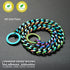 Dog Chain Collars, Chew Proof Heavy Duty Stainless Steel Metal Cuban Link Collar for Small Medium Large Dogs