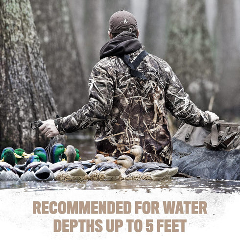 Rig'Em Right Ultimate Motion Device for Duck Hunting - Waterfowl Step-Up Jerk Rig Decoy for Four Decoys