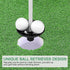 Golf Flagstick - Practice Putting Green Flag Stick for Yard, Portable Mini Golf Flag Sticks, Set of 3