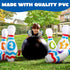 Set JOYIN Giant Inflatable Bowling for Kids and Adults, Christmas Birthday Party Games, Kids Education Motor Skills