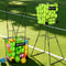 TurboStride Tennis Ball Hopper, Portable Pickleball Ball Basket for Pickup, Storage & Training