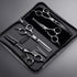 Gimars Professional 4CR Stainless Steel 6 in 1 Grooming Scissors for Dogs, Safety Round Tip, Heavy Duty