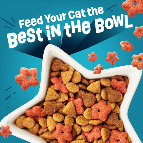 PartyPackdwithFlavors 15 lb. Purina Friskies ofChicken,Liver and Turkey CrunchyDryCat Food - Bag