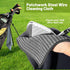 Magnetic Golf Towel - 2 Pack with Microfiber Wire Cleaning Cloth Block and Strong Magnet for Golf Bags