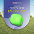 Ruff Dawg Rock Toy – 3.5” Durable, Floating, Bouncy Fetch Toy for Dogs – High-Visibility Colors
