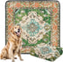 Non-Slip Dog Washable Pee Pad Extra Large 72" x 72", Boho Rusable
