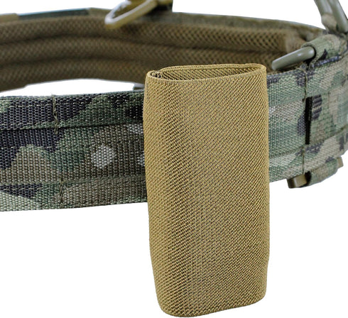 JX Tacfancier MOLLE Mounted Tourniquet Holder, Elastic TQ Holder for Duty Belt, Retention Band Pouch Survival Gear