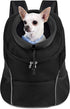 WOYYHO Pet Dog Carrier Backpack, Small Dog Front Backpack with Storage Pockets, Adjustable Straps for Travel