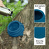 OHMO-Collapsible Dog Water Bowl, Anti Tip Over No Spill from Car Movement, 24oz Medium, Peacock Blue