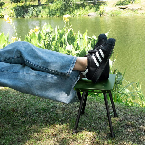 Compact Portable Folding Camping Chair with Carry Bag - Ideal for Hiking and Fishing